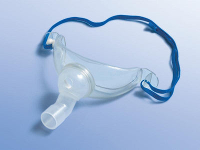Tracheostomiesauerstoffmaske mit 6 mm, 22 mm, Konnektor und Gummiband - Notemed Medizintechnik