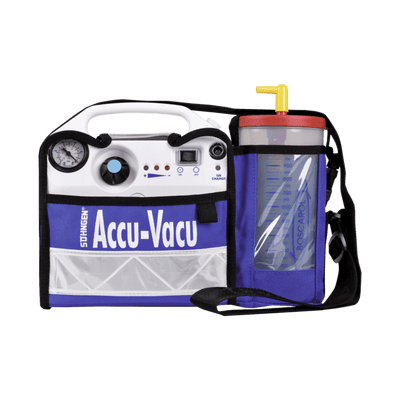Absaugpumpe elektrisch, Accu-Vacu-Absauggerät incl. Netzladegerät, Accu-Vacu stationär, mobil einsetzbar, NAW & RTW geeignet, 0104015 - Notemed Medizintechnik