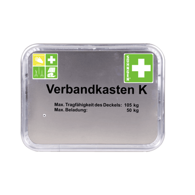 FW-Verbandkasten K ALU leer für DIN 14142, 0202604 - Notemed Medizintechnik