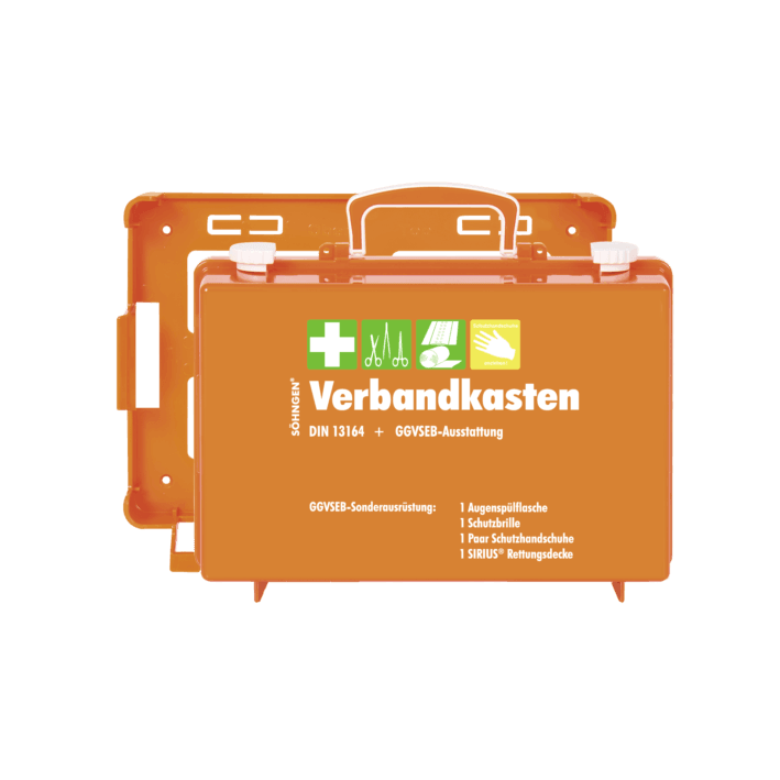GGVSEB/KFZ-Verbandkasten SN-CD orange, 0301012 - Notemed Medizintechnik