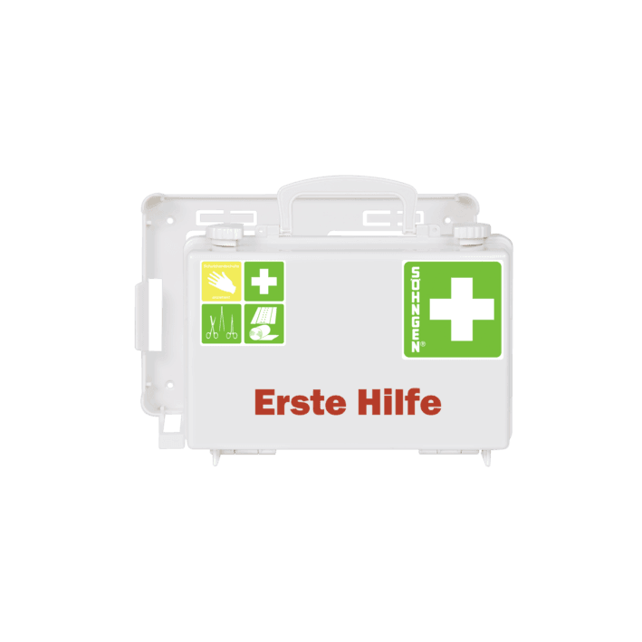 Erste-Hilfe-Koffer QUICK-CD leer orange, weiß, grün - Notemed Medizintechnik
