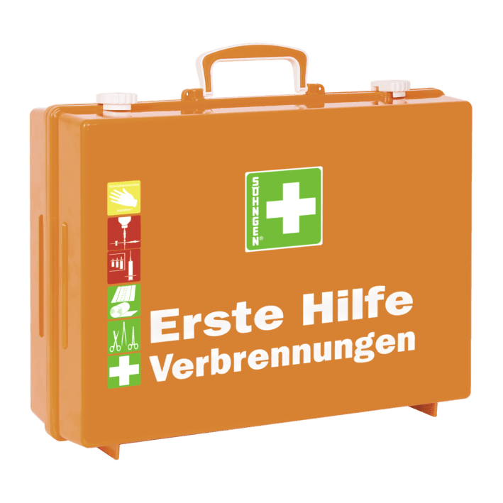 Erste Hilfe-Koffer MT-CD Brandverletzungen orange, 0301166 - Notemed Medizintechnik