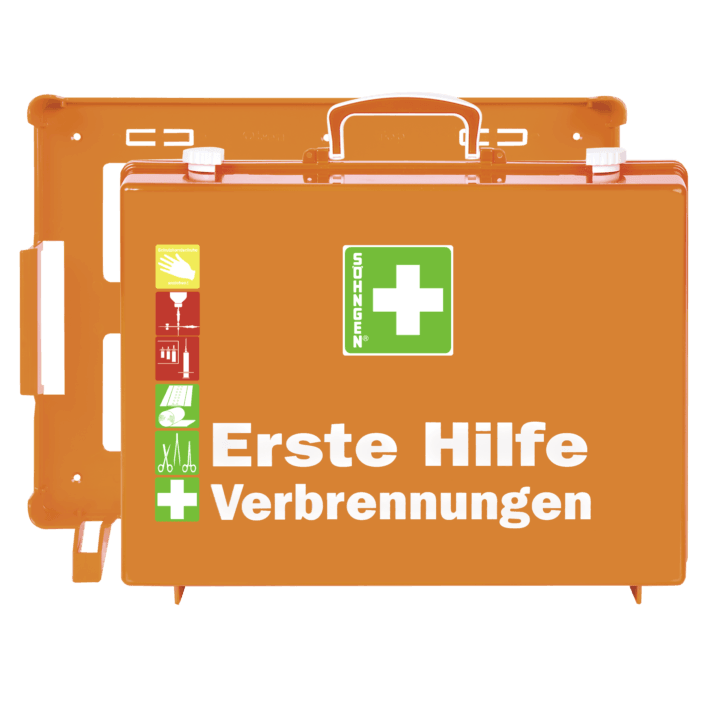 Erste Hilfe-Koffer MT-CD Brandverletzungen orange, 0301166 - Notemed Medizintechnik