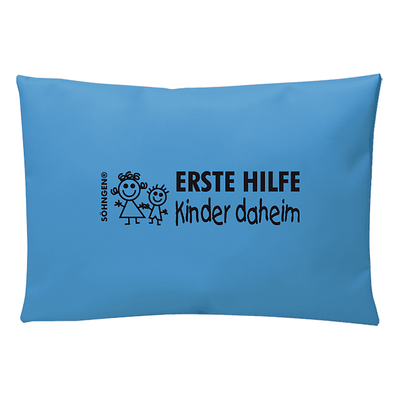 Erste-Hilfe-Set Kinder daheim blau, orange, 240 x 170 mm - Notemed Medizintechnik