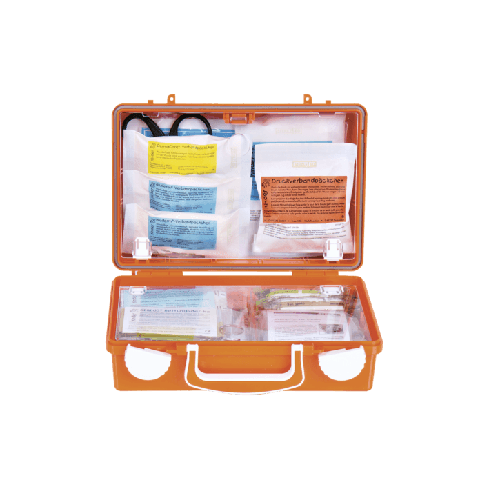 Erste-Hilfe-Koffer QUICK-CD Kombi orange SCHULE, 0350100 - Notemed Medizintechnik