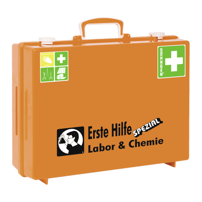 Erste-Hilfe SPEZIAL MT-CD Labor & Chemie, 20 Jahre haltbar, 0360106 - Notemed Medizintechnik