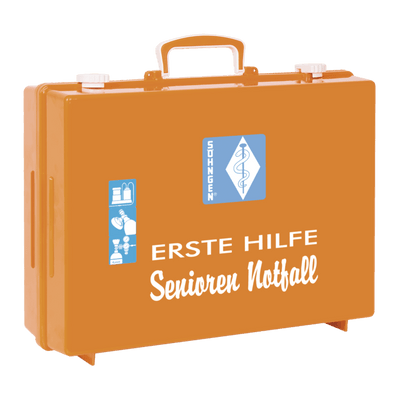 Erste-Hilfe Senioren Notfall MT-CD orange gefüllt, 0360131 - Notemed Medizintechnik