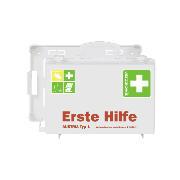 Erste Hilfe-Koffer SN-CD weiss Füllung ÖNORM Z 1020-1, 0390139 - Notemed Medizintechnik