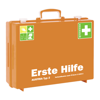 Erste Hilfe-Koffer MT-CD orange Füllung ÖNORM Z 1020-2, 0390155 - Notemed Medizintechnik