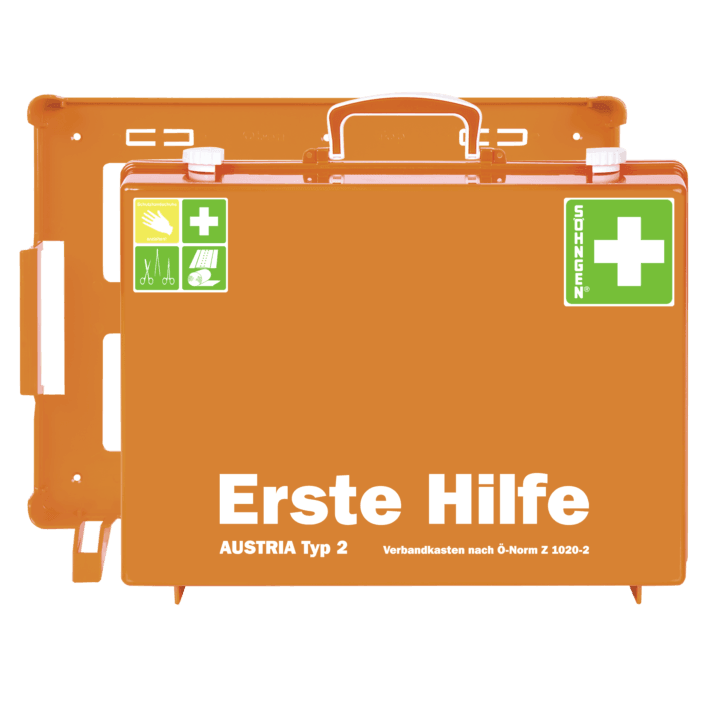 Erste Hilfe-Koffer MT-CD orange Füllung ÖNORM Z 1020-2, 0390155 - Notemed Medizintechnik