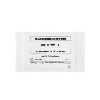 Pflaster-Schnellverband-Set 40 x 6 cm SO, 1008191 - Notemed Medizintechnik