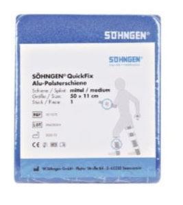 QuickFix-Alu-Polsterschiene klein 50 x 11 cm, 1011072 - Notemed Medizintechnik