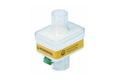 Hydro-Guard, ein vielseitiger mechanischer Beatmungsfilter, Hydro Guard Mini Filtermit Gänsegurgel Superset, Gänsegurgel & Drehkonnektor - Notemed Medizintechnik