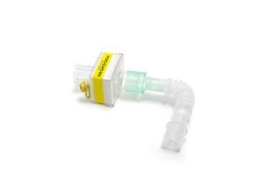 Hydro-Guard, ein vielseitiger mechanischer Beatmungsfilter, Hydro Guard Mini Filtermit Gänsegurgel Superset, Gänsegurgel & Drehkonnektor - Notemed Medizintechnik