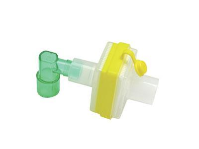 Hydro-Guard, ein vielseitiger mechanischer Beatmungsfilter, Hydro Guard Mini Filtermit Gänsegurgel Superset, Gänsegurgel & Drehkonnektor - Notemed Medizintechnik
