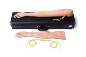IV-Punktionsarm Traingsset w, Lebensgroße Armreproduktion (weiblich) mit Multivenen- System für die periphere intravenöse Therapie, 375-50001 - Notemed Medizintechnik