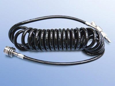 Sauerstoff- Spiralschlauch 3 m ZVG x 1 - M 12, 5150002130 - Notemed Medizintechnik