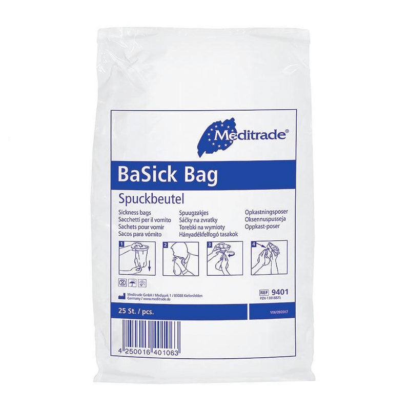BaSick Bag Spuckbeutel 1500 ml, 9401 - Notemed Medizintechnik