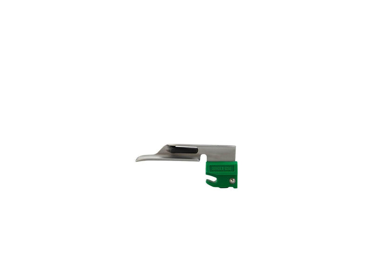 Kaltlicht-Laryngoskopgriff, EINWEG-Laryngoskopspatel, Einmalspatel, (grüner Standard) Macintosh, Miller, ECO-Version, AEROtube - Notemed Medizintechnik