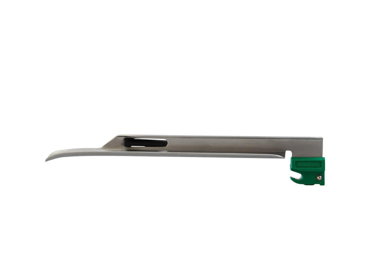 Kaltlicht-Laryngoskopgriff, EINWEG-Laryngoskopspatel, Einmalspatel, (grüner Standard) Macintosh, Miller, ECO-Version, AEROtube - Notemed Medizintechnik