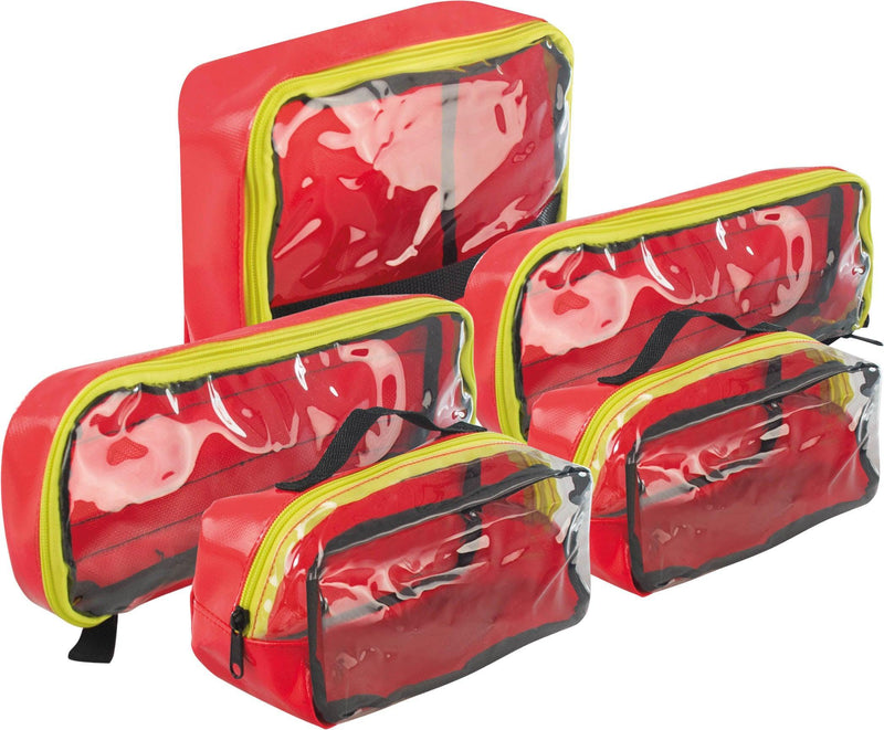 Notfallrucksack, Größe L, mit Innentaschenset, PLANENMATERIAL, blau, gelb, rot, Pro 1R PL1C - Notemed Medizintechnik