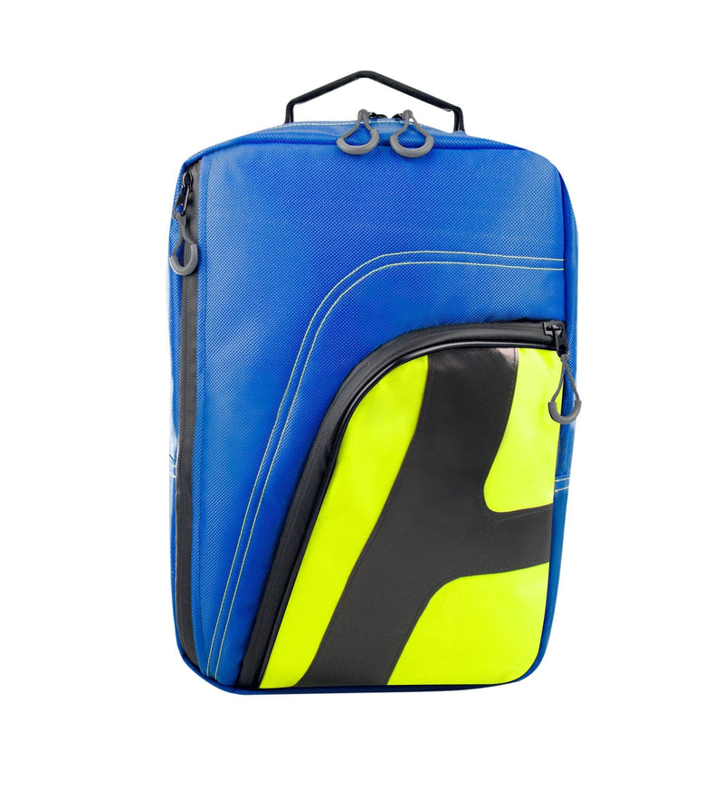 Tagesrucksack, DAYbag, Nylon, leuchtblau, rot, schwarz - Notemed Medizintechnik