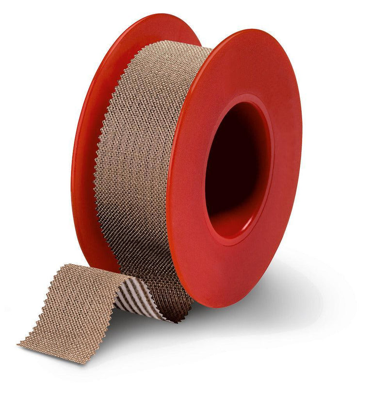 Omniplast auf Kunststoffspulen, Verbandfixierung, 5m lang, Spulenpflaster, Fixierpflaster, 1,25 cm x 5 m, 2,5 cm x 5m OTC, 5 cm x 5 m, 900440, 900467, 900451 - Notemed Medizintechnik