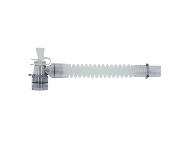 Gänsegurgel mit rechtwinkligem Drehkonnektor zu 15 mm A.D., 13 cm / 20 cm lang, wiederverwendbar, Pkg. / 10 Stück - Notemed Medizintechnik