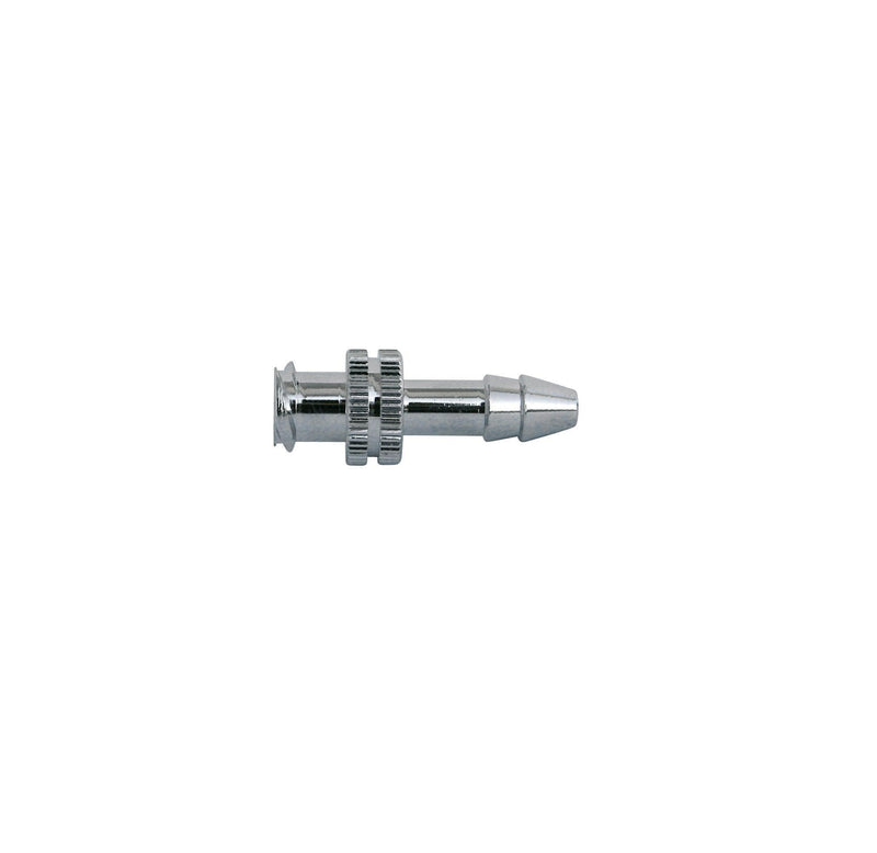 Konnektor Luer Lock, Konnektor Luer Lock mit M5, M6 Gewinde, weiblich - Material: Messing vernickelt, Pkg. / 5 Stück - Notemed Medizintechnik