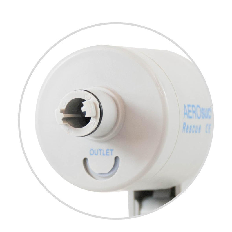 HUM AEROsuc®- Rescue, Handabsaugpumpe, mit 300 ml Absauggefäß und PVC-Absaugschläuchen Title S (Kinder) und L (Erwachsene), HAG01-HP - Notemed Medizintechnik