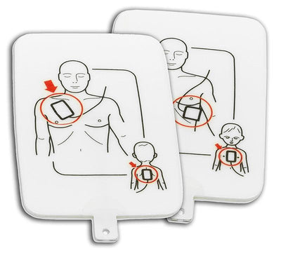 Ersatzpads, 1 Paar für AED Trainer Plus R19500, R19500A - Notemed Medizintechnik