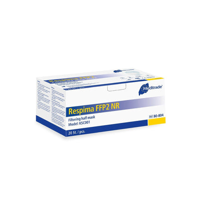 FFP2 Respima® EEC Atemschutzmasken, FFP 2 o. Ventil, EINWEG ATEMSCHUTZMASKE, 80-804 - Notemed Medizintechnik