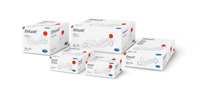 Zetuvit steril 10 x 10 cm, 10 x 20 cm, 13,5 x 25 cm, 20 x 20 cm, 20 x 40 cm, die Wundauflage mit dem Superabsorber, Saugkompresse, 413708, 413709, 413705, 413703, 413704 - Notemed Medizintechnik