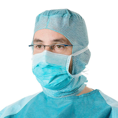 Foliodress mask Comfort Anti fogging, OP-Maske, Einwegmaske, Gesichtsmaske, speziell für Brillenträger; ein spezielles Anti-Beschlagband über dem Nasenrücken schützt vor Beschlagen von Brillengläsern, 992530 - Notemed Medizintechnik