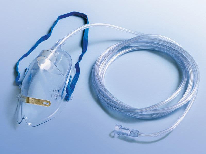 Sauerstoffmaske Erwachsene mit Schlauch 210 cm, PZN 7486448, 0100008110 - Notemed Medizintechnik 