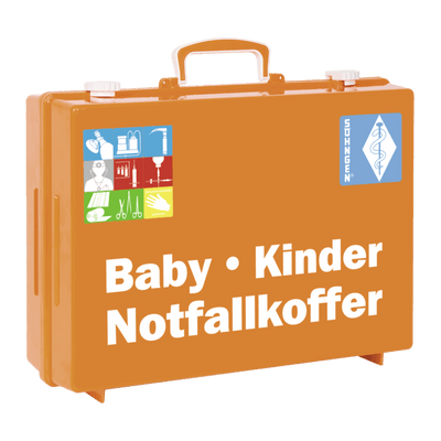 Notfallkoffer BABY-KINDER MT-CD orange, 0101008 - Notemed Medizintechnik 