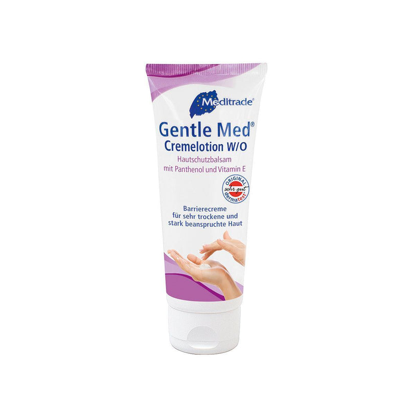 Gentle Med® Cremelotion (W/O), 100 ml, 500 ml, HAUTASCHUTZBALSAM MIT PANTHENOL UND VITAMIN E, 01013, 00988D - Notemed Medizintechnik 