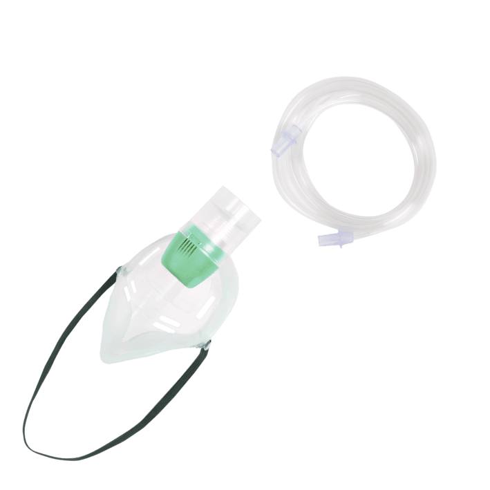 O2-Atemmaske mit Befeuchter u. Graduierung/2,10 m, Erwachsene, Kinder - Notemed Medizintechnik 