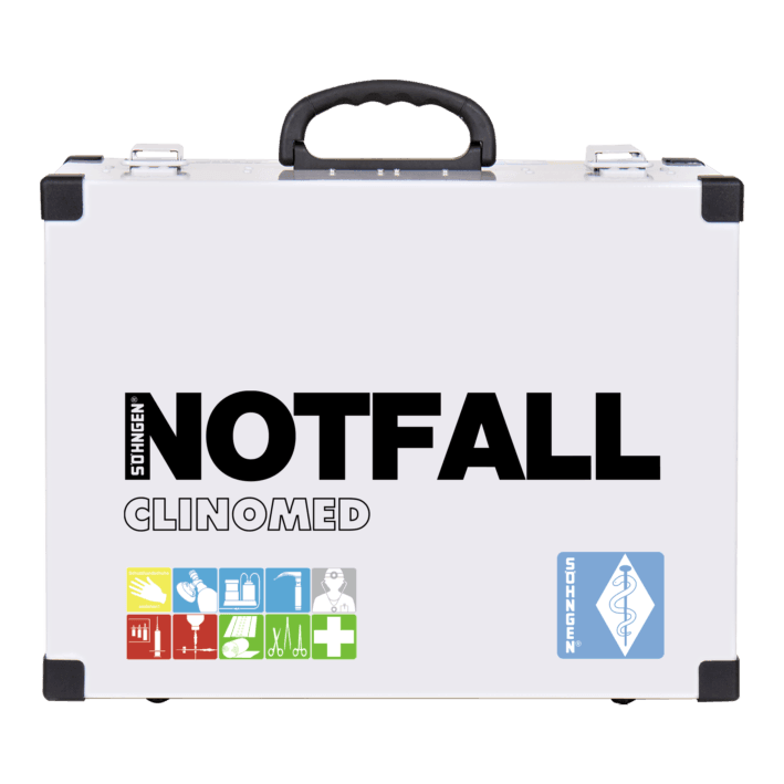 Notfallkoffer CLINOMED leer mit Inneneinrichtung, 0202300 - Notemed Medizintechnik 