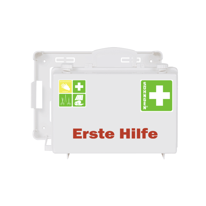 Erste-Hilfe-Koffer SN-CD leer orange, weiß, grün - Notemed Medizintechnik 