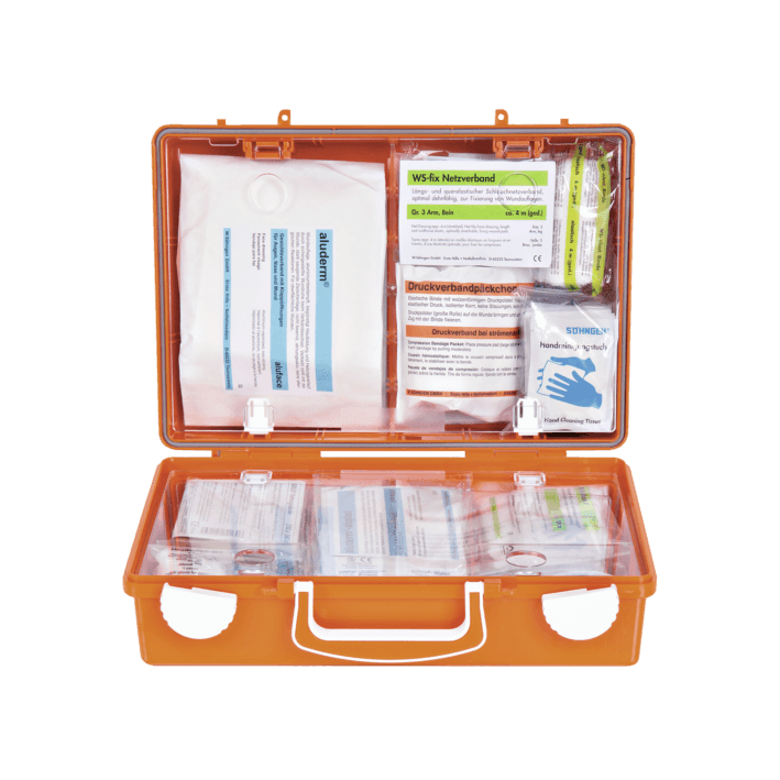 Erste-Hilfe-Koffer SN-CD Norm Plus orange, weiß, grün - Notemed Medizintechnik 