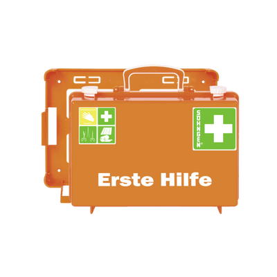 Erste-Hilfe-Koffer SN-CD Norm Plus orange, weiß, grün - Notemed Medizintechnik 