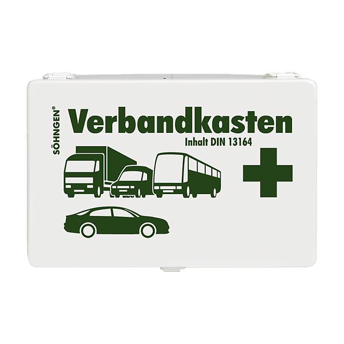 KFZ-Verbandkasten DIN 13164 B Stahlblech leicht leer, 0304021 Söhngen