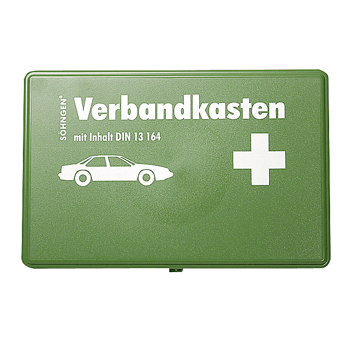 KFZ-Verbandkasten leer Kunststoff schwarz, orange, weiß, grün, wählbar - Notemed Medizintechnik 