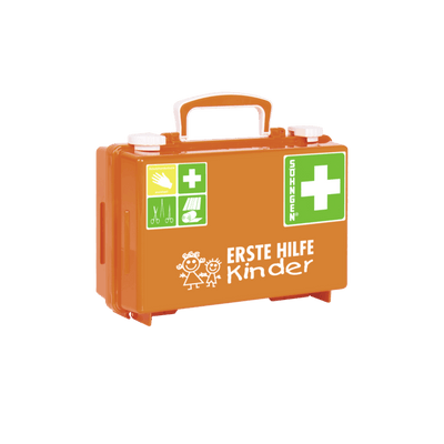 Erste-Hilfe-Koffer QUICK-CD Kombi orange KINDERGARTEN, 0350101 - Notemed Medizintechnik 