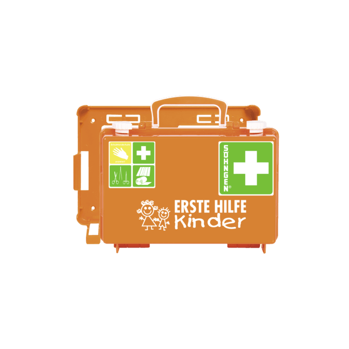 Erste-Hilfe-Koffer QUICK-CD Kombi orange KINDERGARTEN, 0350101 - Notemed Medizintechnik 