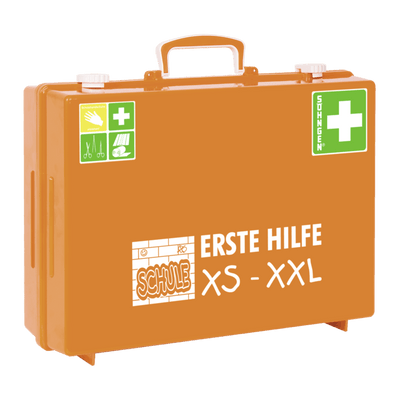 Erste-Hilfe-SCHULE XS-XXL MT-CD orange, 0350109 - Notemed Medizintechnik 