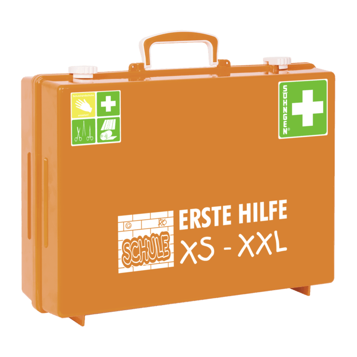 Erste-Hilfe-SCHULE XS-XXL MT-CD orange, 0350109 - Notemed Medizintechnik 