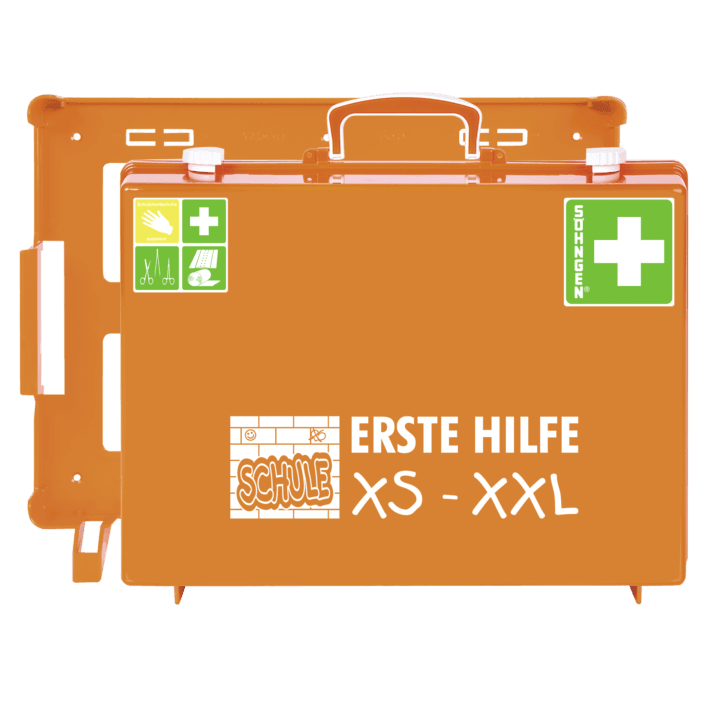 Erste-Hilfe-SCHULE XS-XXL MT-CD orange, 0350109 - Notemed Medizintechnik 