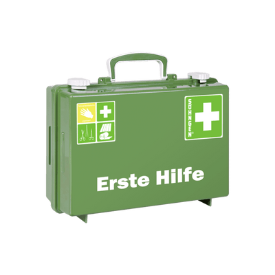 Erste Hilfe-Koffer SN-CD grün Füllung Ö Norm Z1020-1, 0390140 - Notemed Medizintechnik 